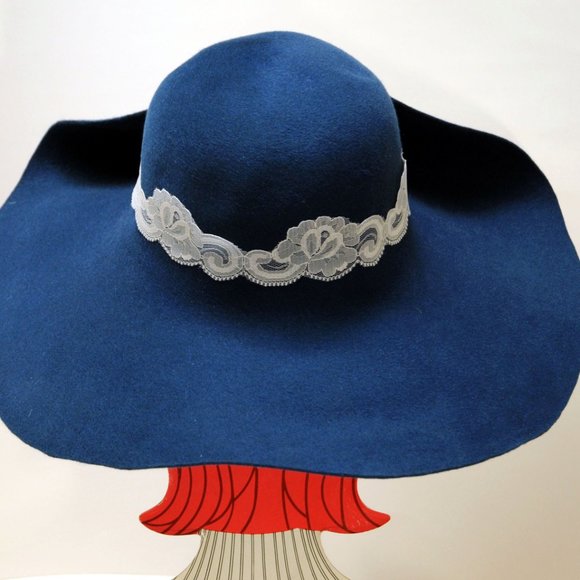 Women’s Picture Frame Wide Brim Hat 100% Wool main image 6